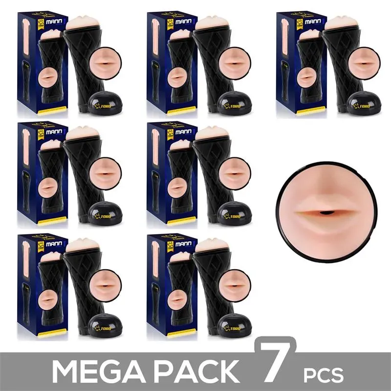 Pack 7 Mann1 Masturbador Realista Boca – Masturbadores Ella