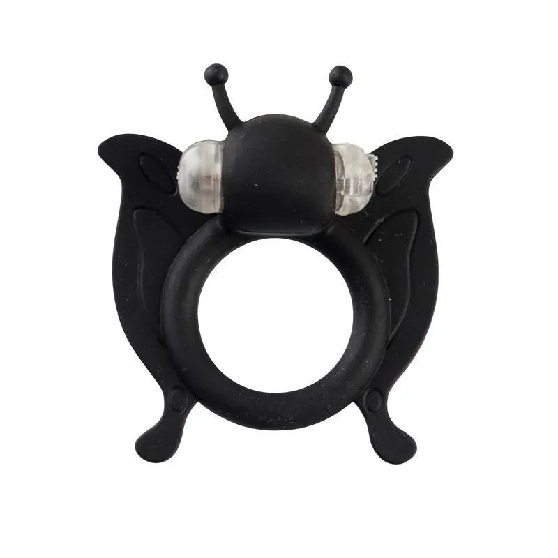 Shots S-Line Anillo para el Pene Mariposa Negro – Anillos Pene