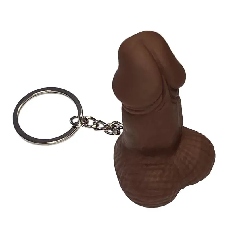 Llavero Silbato Forma de Pene Mulato – Artículos Divertidos