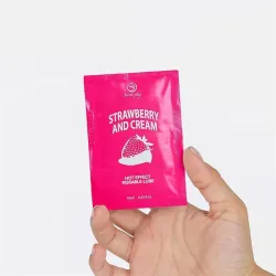 Monodosis Lubricante Fresas con Nata 10 ml