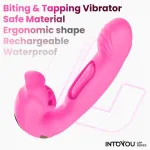 Bimby Vibrador con Mordisqueo y Lengua Doble Tapping con APP