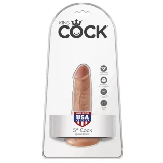 King Cock Pene de 5 - Bronceado