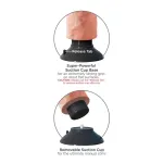 King Cock Vibrador Realístico 7 - Color Natural