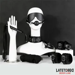 Set de 7 Piezas de Bondage Negro