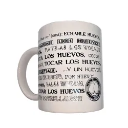 Taza Mug Sinonimos Huevos 370ml