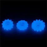 Lumino Play Set 3 Anillos para el Pene Luz Azul