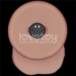 Dildo con Vibración Piel Deslizante Silicona Dual Layer 8.5