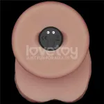 Dildo con Vibración Piel Deslizante Silicona Dual Layer 10