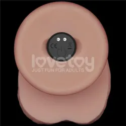 Dildo con Vibración Piel Deslizante Silicona Dual Layer 10