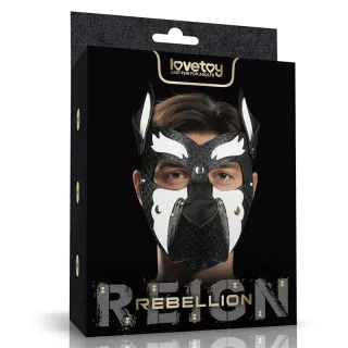 Máscara Cachorro Rebellion Reign Howl Blanco