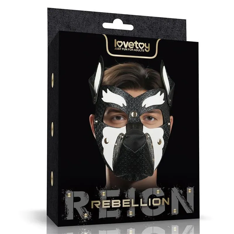 Máscara Cachorro Rebellion Reign Howl Blanco – Máscaras