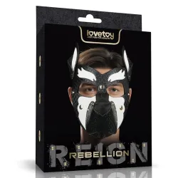 Máscara Cachorro Rebellion Reign Howl Blanco