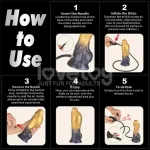 Dildo Inflable Silicona Dual Density 8
