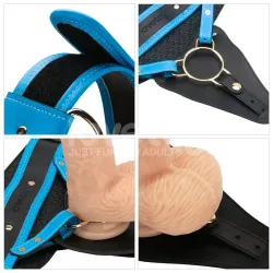 Arnés con Dildo con Vibración 9.5