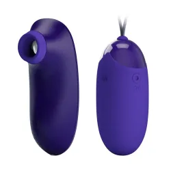 Succionador de Clítoris y Huevo Vibrador