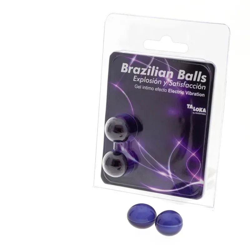 Set 2 Brazilian Balls Excitante Efecto Electric Vibración – Para el Baño