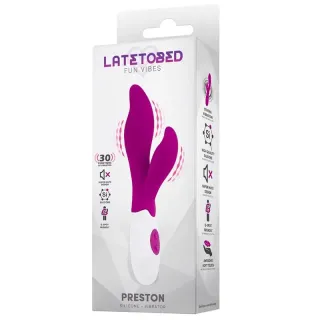 Preston Vibrador con Estimulador Silicona