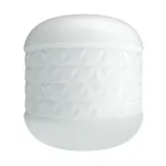Crystle Masturbador Doble Entrada Blanco