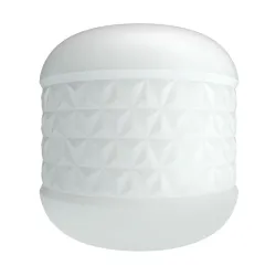 Crystle Masturbador Doble Entrada Blanco