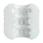 Crystle Masturbador Doble Entrada Blanco