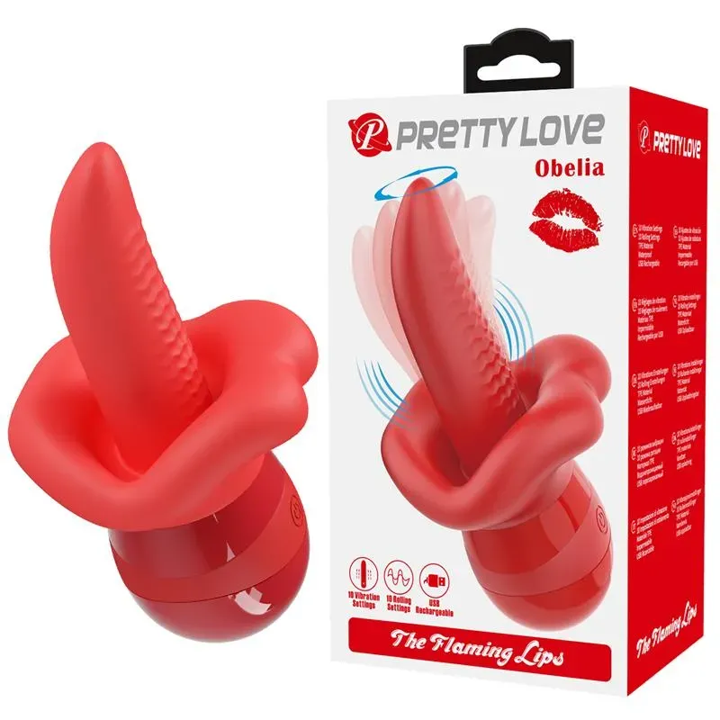 Obelia Estimulador con Vibración y Movimiento Lengua – Estimuladores