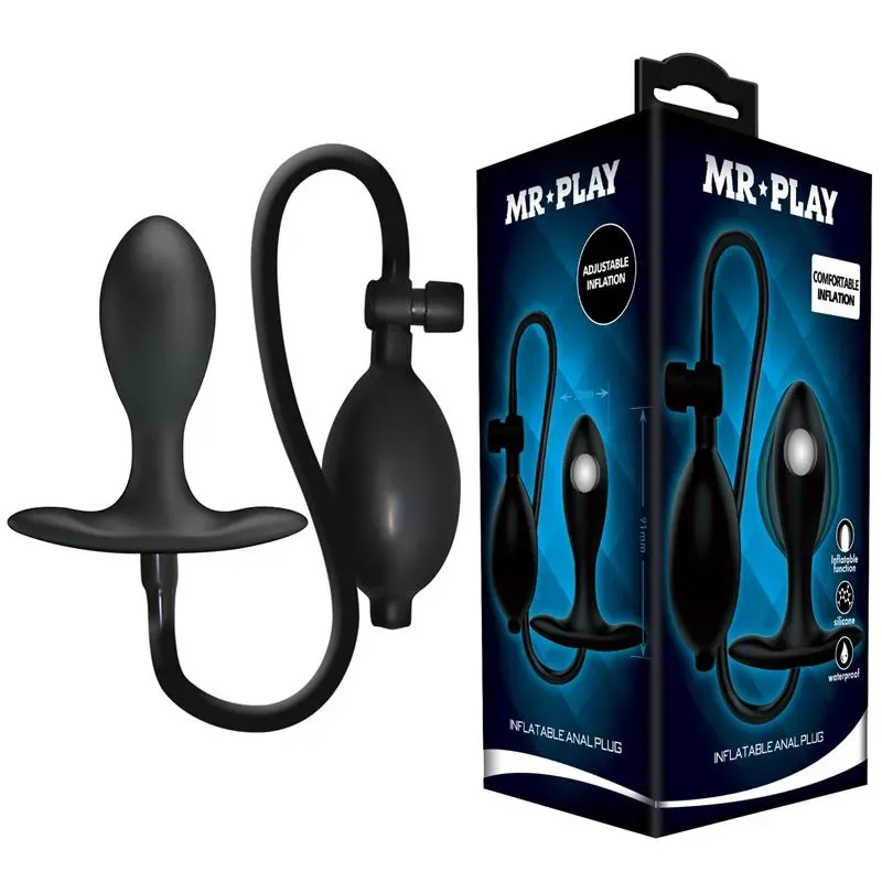 Plug Anal con Inflado y Bola Interna – Anal