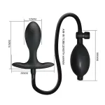 Plug Anal con Inflado y Bola Interna