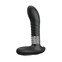 Masajeador Prostático con Vibración y Bolas Rotadoras