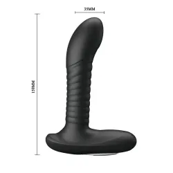 Masajeador Prostático con Vibración y Bolas Rotadoras