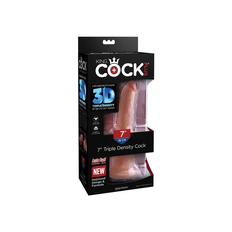 Dildo Triple Densidad 7 Caramelo – Dildos