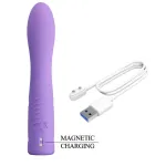Elivia Vibrador Lila | Estimulador punto G recargable y silencioso