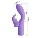 Elivia Vibrador Lila | Estimulador punto G recargable y silencioso