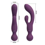 All Roundet Vibrador y Masajeador 2 en 1