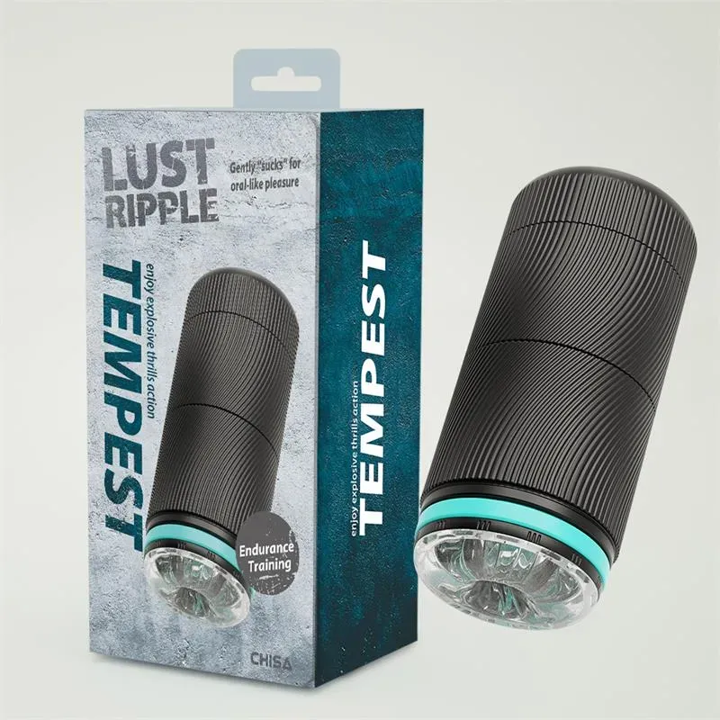 Tempest Masturbador Manual Negro – Masturbadores Ella
