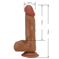 Bahamut Dildo Realista Piel Deslizante 8.5