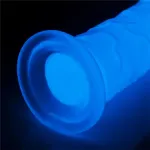 Dildo Lumino 8 Luz Azul