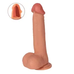 Bill Dildo Silicona Dual Layer 8.66