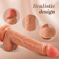 Dean Dildo con Thrusting y Vibración 8