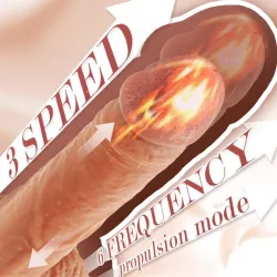 Dean Dildo con Thrusting y Vibración 8