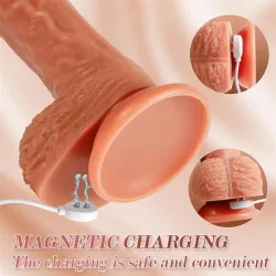 Dean Dildo con Thrusting y Vibración 8