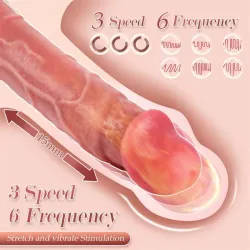 Marshall Dildo con Thrusting y Vibración 8