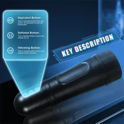 Locker Masturbador con Vibración y Efecto Succión Vagina