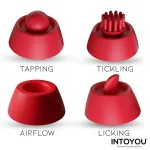 Beeny Estimulador con 4 Cabezales, Succión, Tapping, Tickling y Licking