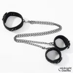Collar con Esposas para Tobillos con Cadena
