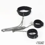 Collar con Esposas para Tobillos con Cadena