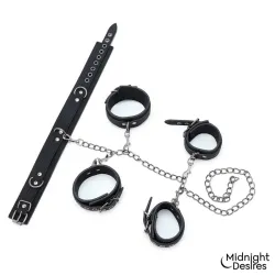 Set de Restricciones con Collar y Esposas