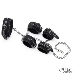 Set de Restricciones con Collar y Esposas