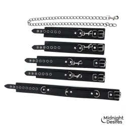 Set de Restricciones con Collar y Esposas