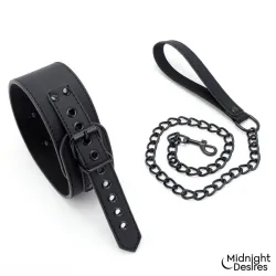 Set de Restricciones con Esposas y Collar con Correa