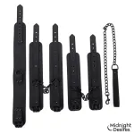 Set de Restricciones con Esposas y Collar con Correa